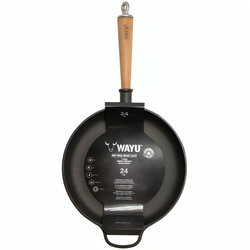 WAYU - SARTEN 24 cm IRON CAST HONEYCOMB WAYU