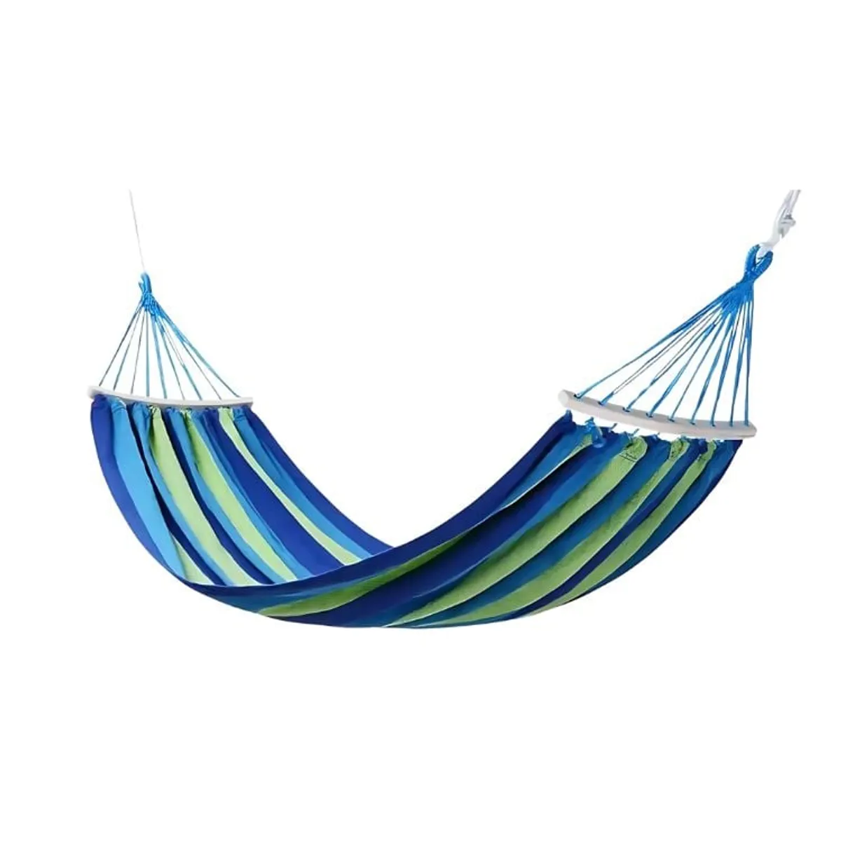 CRUSEC - Hamaca Individual 260 X 80 Cm Resistente Comoda - Azul