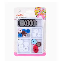 GENERICO - Set de Botones Colores Surtidos