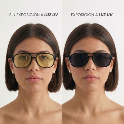 Imagen 2 del producto Gafas Lentes De Sol Fotocromaticos Estilo Piloto UV400 Unisex