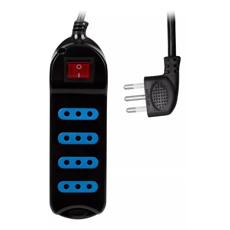 PHILCO - Alargador Eléctrico Philco XT30 3 Mts 4 Pos Negro