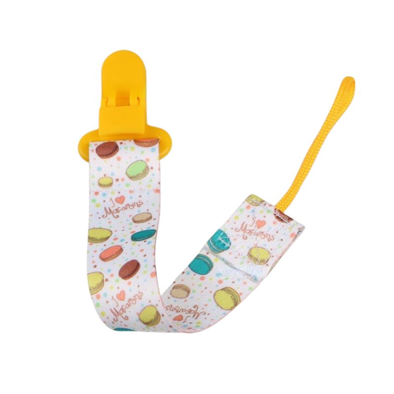 GENERICO - Porta Chupete De Cinta Clips De Tela Para Bebe Afirma Tete