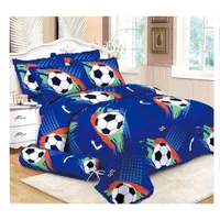 CUBRECAMA QUILT DE VERANO 1.5 PLAZAS CON DISEÑO INFANTIL FUTBOL TF