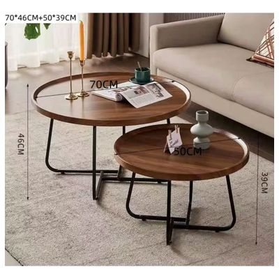 Imagen 2 del producto Juego Mesa De Centro Madera Natural