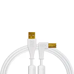 GENERICO - Cable USB-A a USB-B 15 Metros Angulo Blanco Cables DJ Techtools