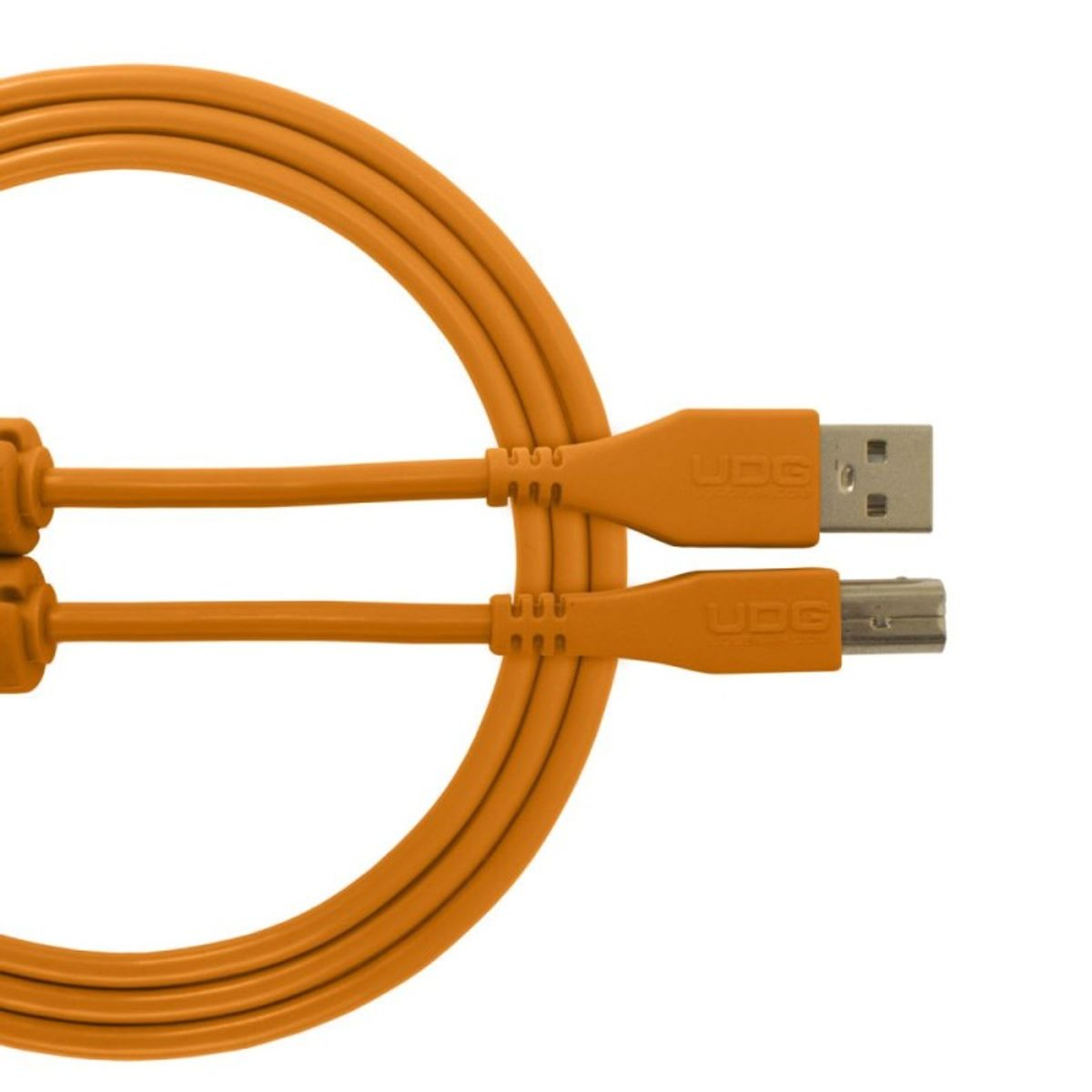 GENERICO - Cable USB-B a USB-A 1 Metro Naranjo U95001OR UDG