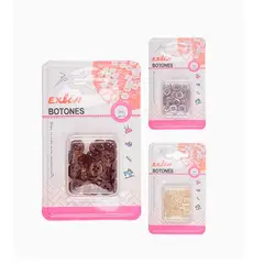 GENERICO - Set de Botones Para Camisas Colores Surtidos