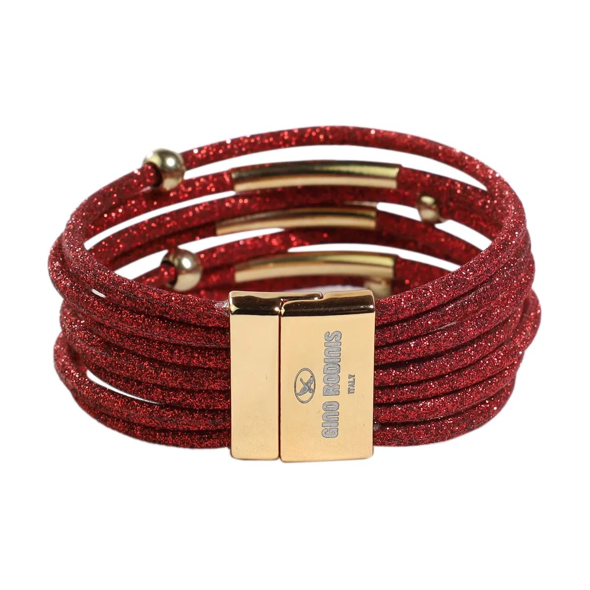 GINO RODINIS - Brazalete Gino Rodinis B395RJ Rojo