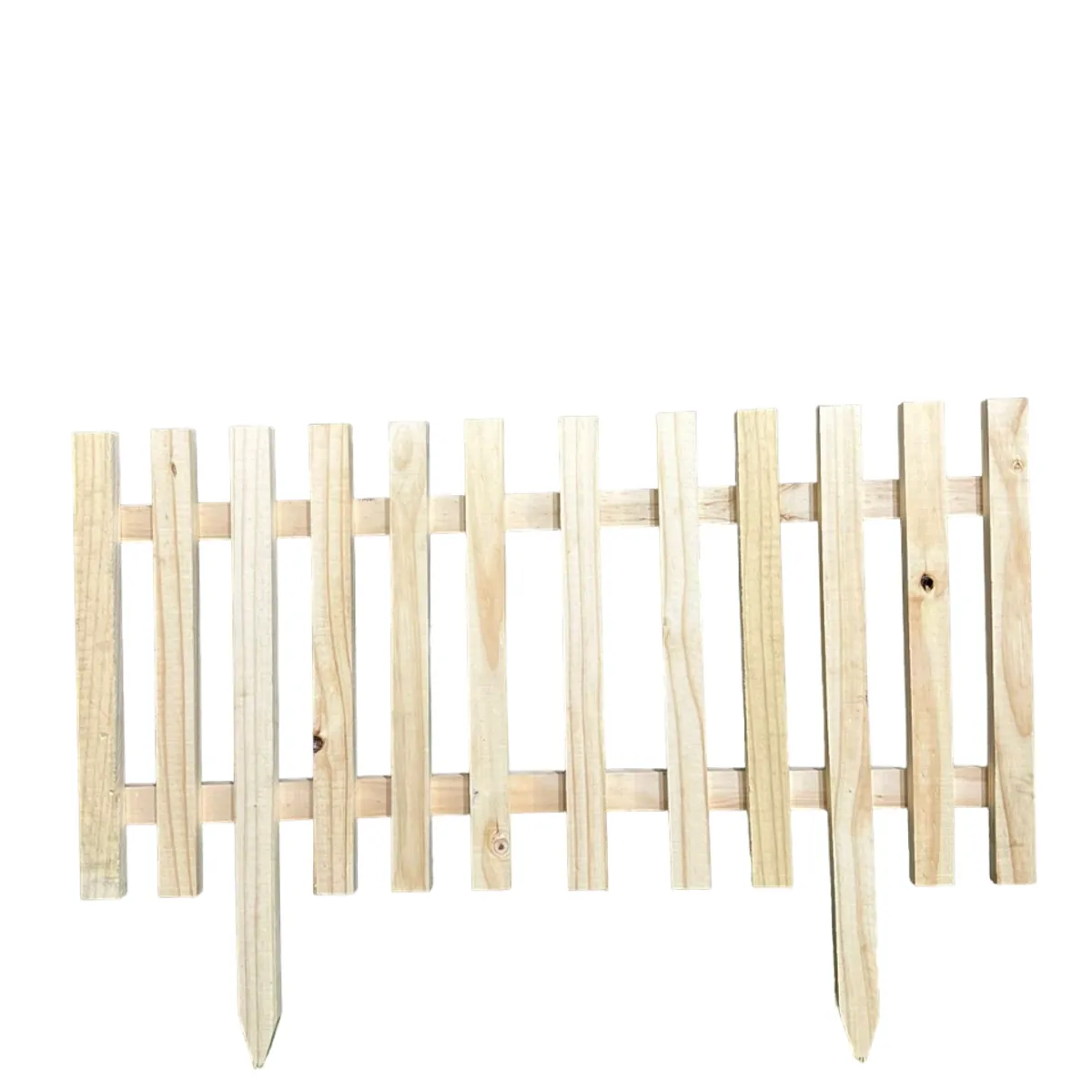 GENERICO - Cerco o reja para jardin en pino cepillado 1 metro x 50cm
