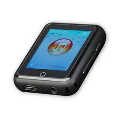 TECMASTER - Reproductor Mp3 Inalámbrico Touch Screen 16 GB Bluetooth 5.0 - Negro