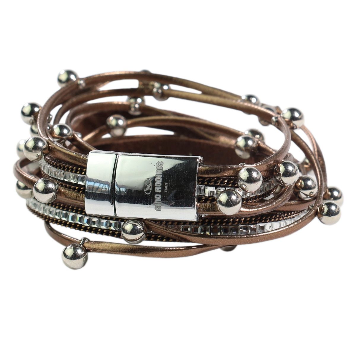 GINO RODINIS - Brazalete Gino Rodinis B400CF Café