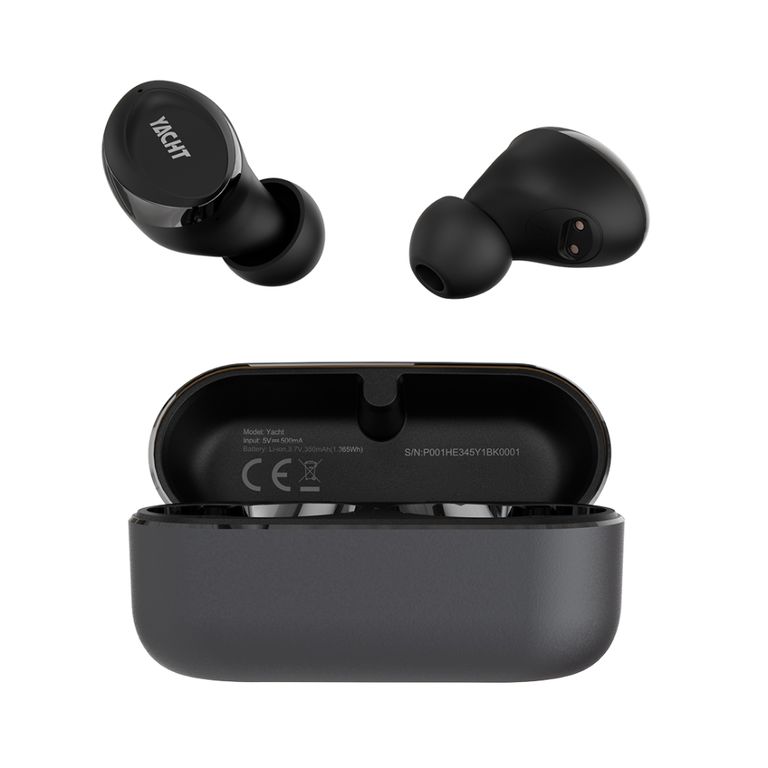 AURICULARES IN-EAR INALAMBRICOS TWS YACHT NEGRO