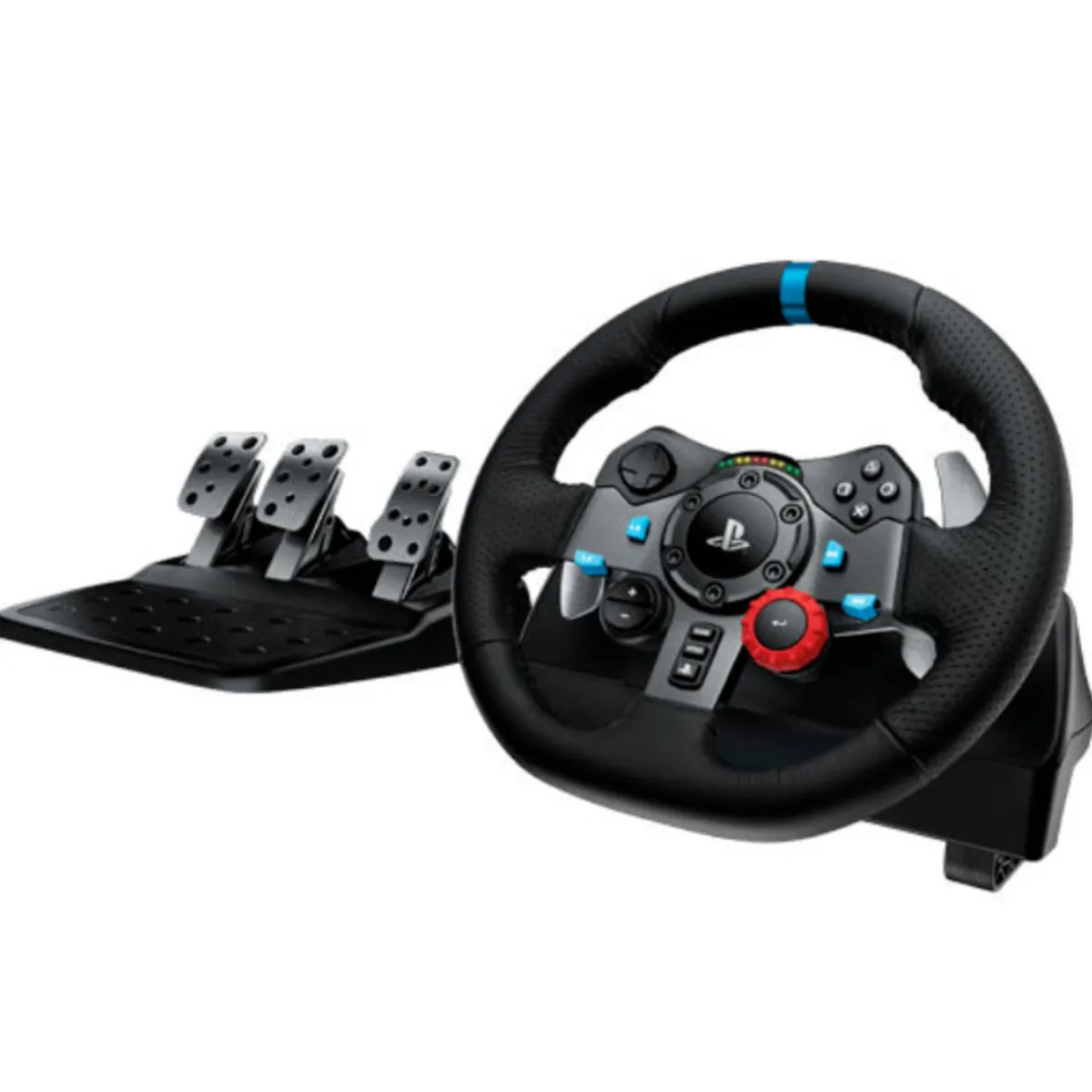LOGITECH - Volante de Carrera - Logitech G29 Driving Force + Pedales - PS5-PS4-PC