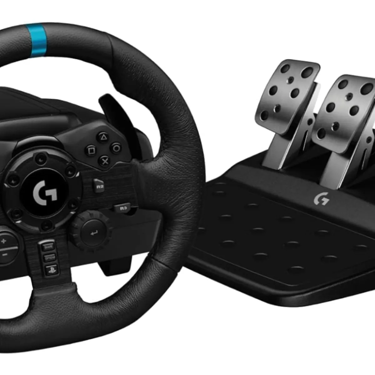 LOGITECH - Volante de Carrera - Logitech G923 Driving Force Wheel - XBox-PC