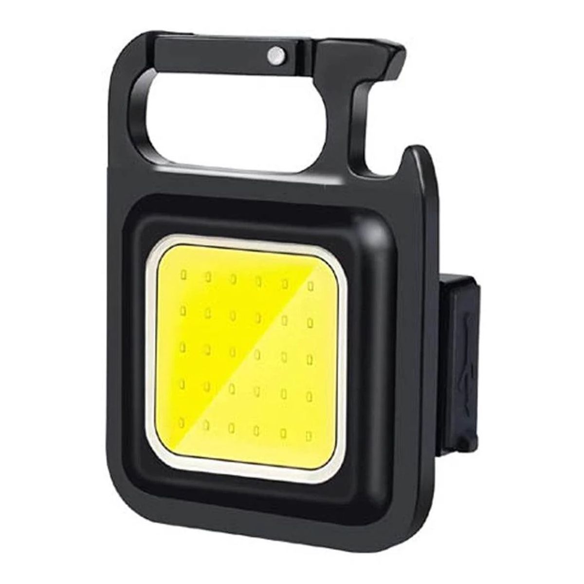 GENERICO - Mini Linterna Llavero Led Cob Recargable Con gancho e Imán