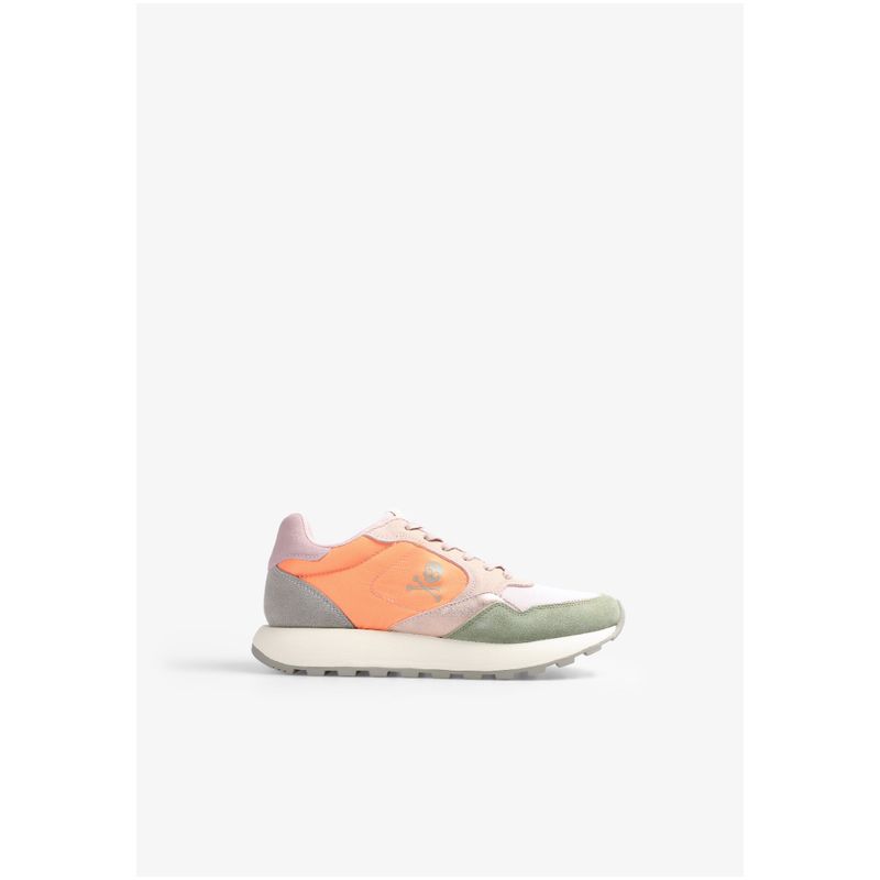 SCALPERS - Zapatillas Detalle Metalizado Orange