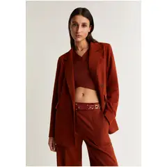 SCALPERS - Blazer Punta De Lanza Terracotta