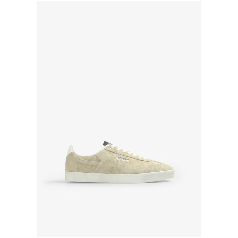 SCALPERS - Zapatillas Bajas Serraje Cepillado Lightkhaki