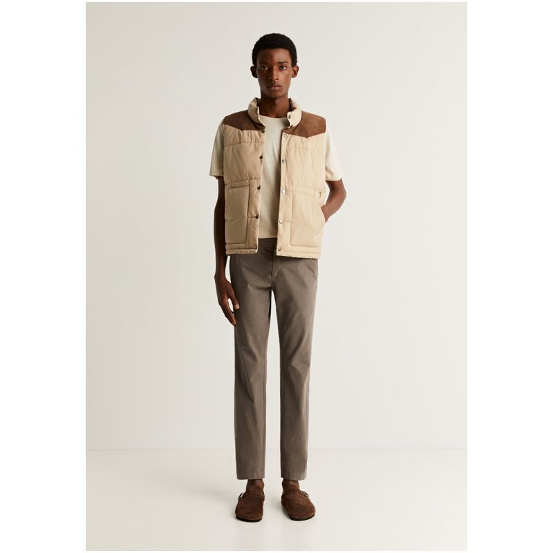 SCALPERS - Pantalón Chino Casual Grey