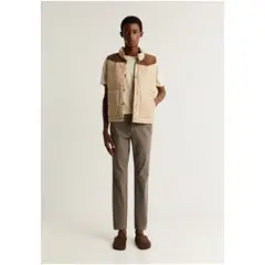 SCALPERS - Pantalón Chino Casual Grey