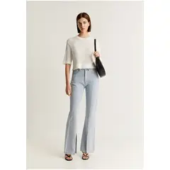 SCALPERS - Jeans Boot Cut Abertura Lightindigo