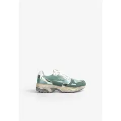 SCALPERS - Zapatillas Combinada Metalizada Green