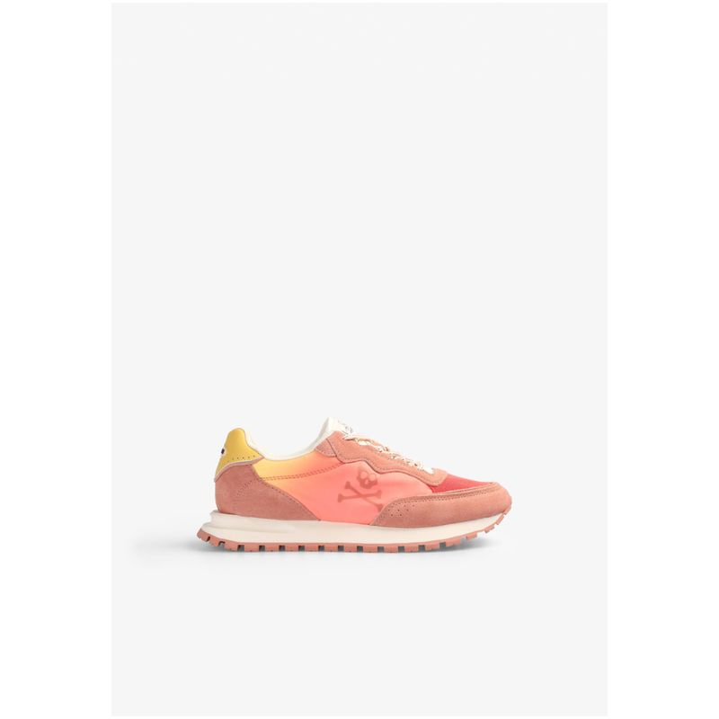 SCALPERS - Zapatillas Calavera Print High Density Coral