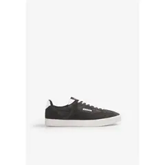 SCALPERS - Zapatillas Bajas Serraje Cepillado Darkgrey