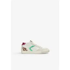 SCALPERS - Zapatillas Altas Detalles Metalizados Green