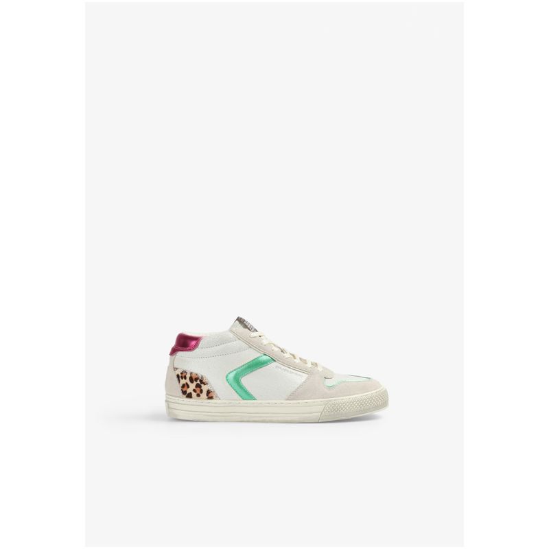 SCALPERS - Zapatillas Altas Detalles Metalizados Green