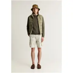 SCALPERS - Chaleco Acolchado Calavera Lightkhaki