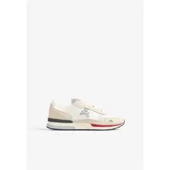 SCALPERS - Zapatillas Calavera Detalles Ante Offwhite