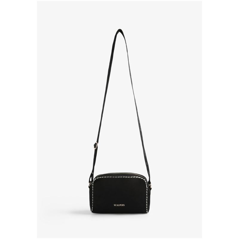 SCALPERS - Bolso Bandolera Con Detalle Cordón Black