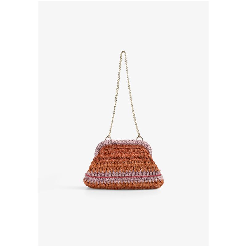 SCALPERS - Bolso Clutch Detalle Metalizado Multicolor Scalpers