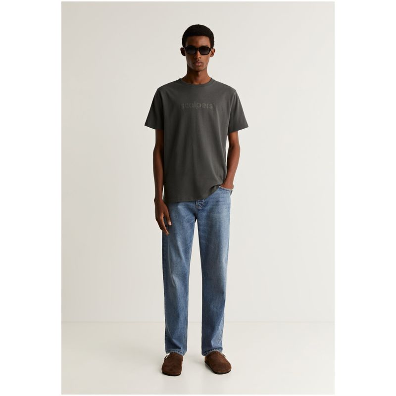 SCALPERS - Polera Logo High Density Darkgreen