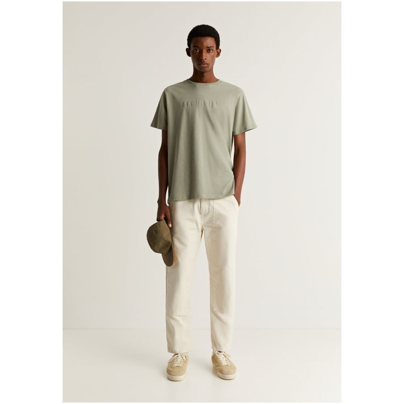 SCALPERS - Polera Logo High Density Lightkhaki