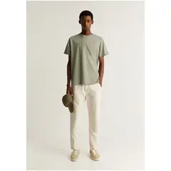 SCALPERS - Polera Logo High Density Lightkhaki