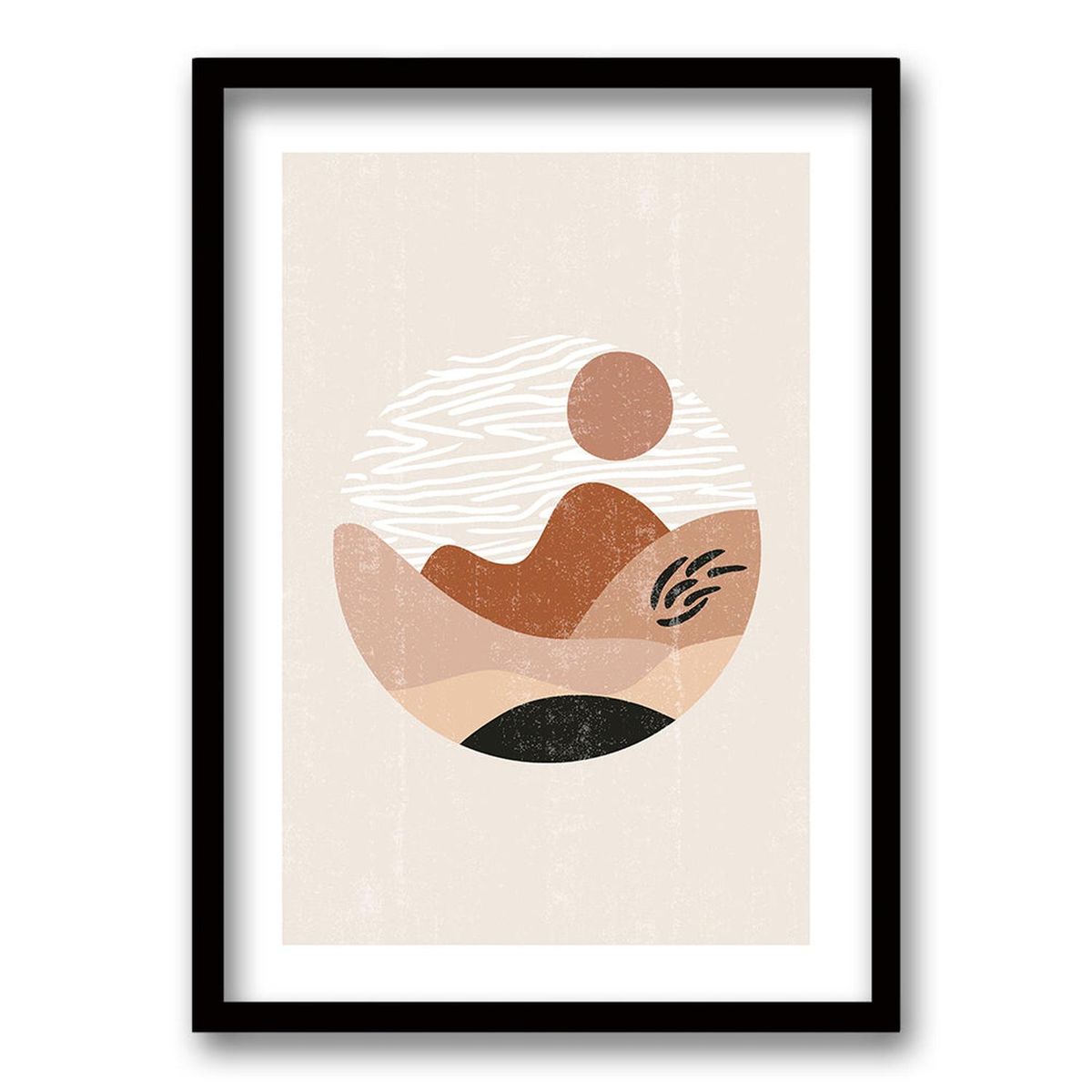 RETELA - Cuadro Corp - Negro - 40x30 cm