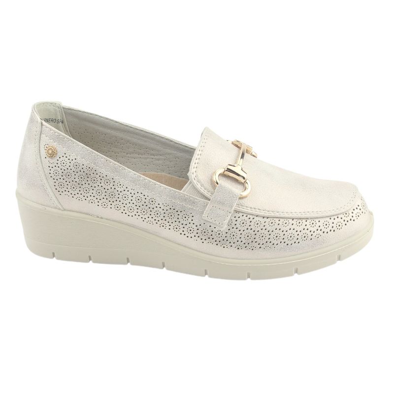 CHALADA - Mocasin Mujer Dorado Casual Chalada Cona-2