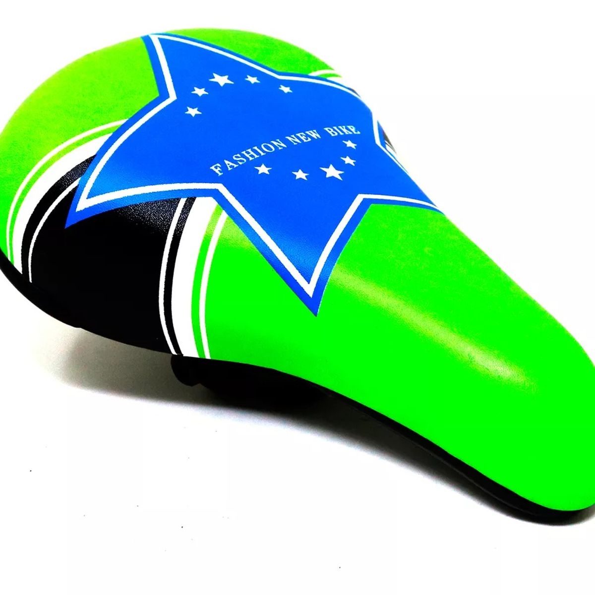 GENERICO - Sillin Asiento Bicicleta Niños 12 A 20 Acolchados Verde/azul