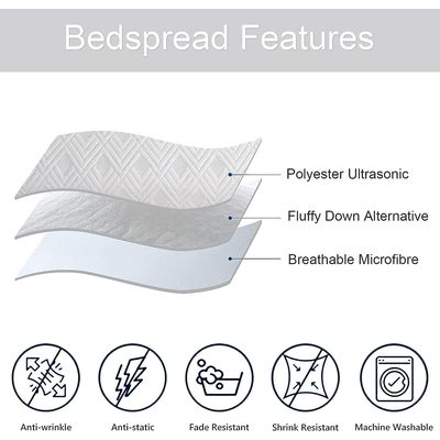 Imagen 2 del producto CUBRECAMA QUILT DE VERANO 2 PLAZAS CON DISEÑO BUHO TF