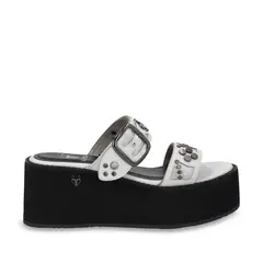 GOTTA - Sandalia Mujer Blanca Plataforma 15620