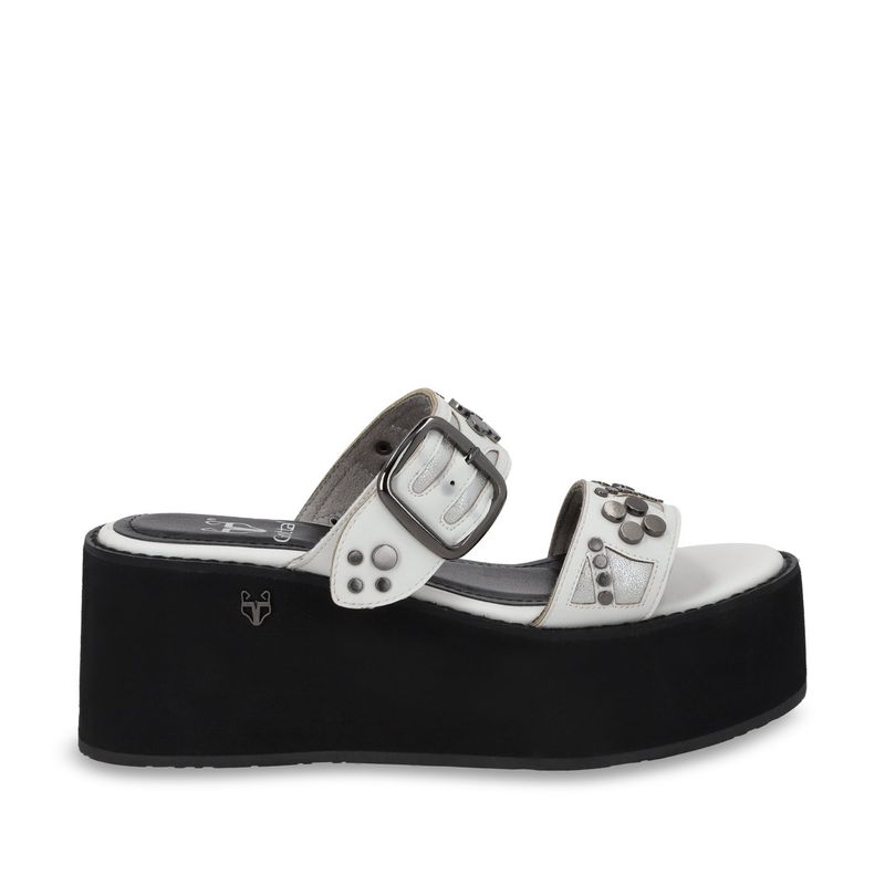 GOTTA - Sandalia Mujer Blanca Plataforma 15620 Gotta