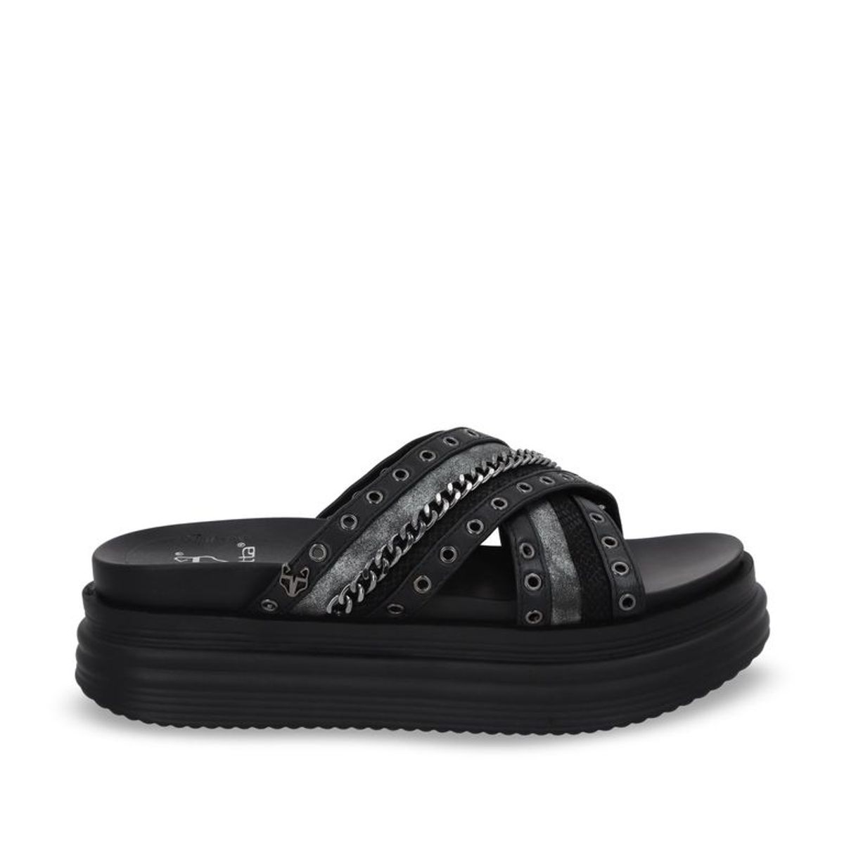 GOTTA - Sandalia Mujer Negra Plataforma 1571B Gotta
