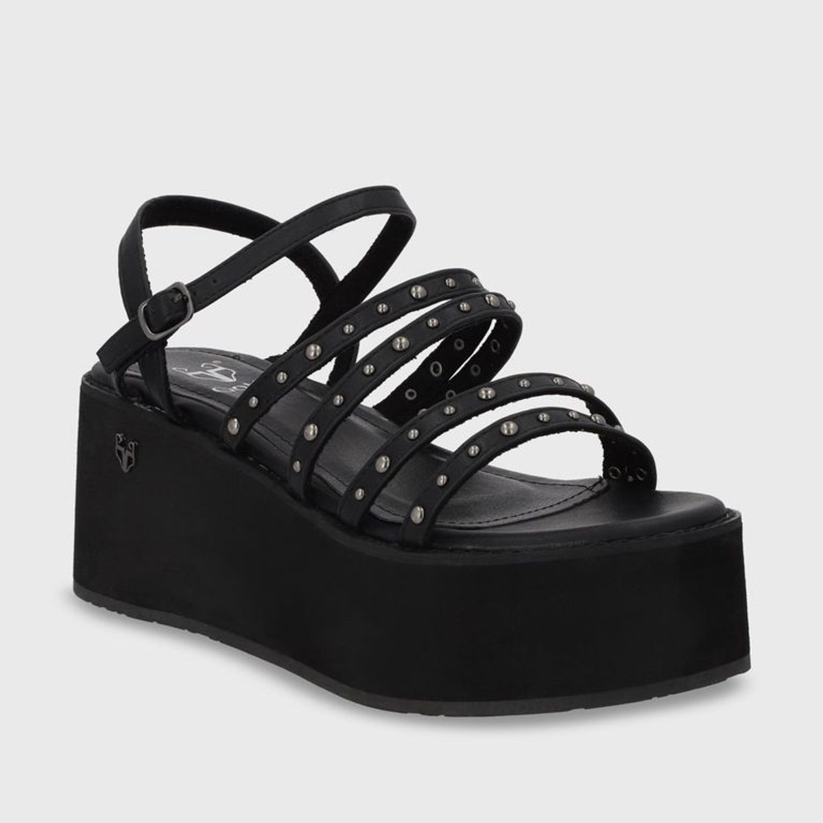 GOTTA - Sandalia Plataforma Negra Mujer 15629