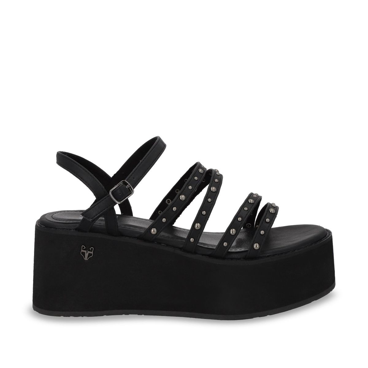 GOTTA - Sandalia Mujer Negra Plataforma 15629 Gotta