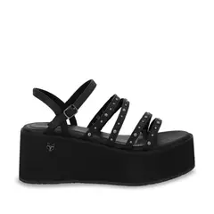 GOTTA - Sandalia Mujer Negra Plataforma 15629 Gotta.