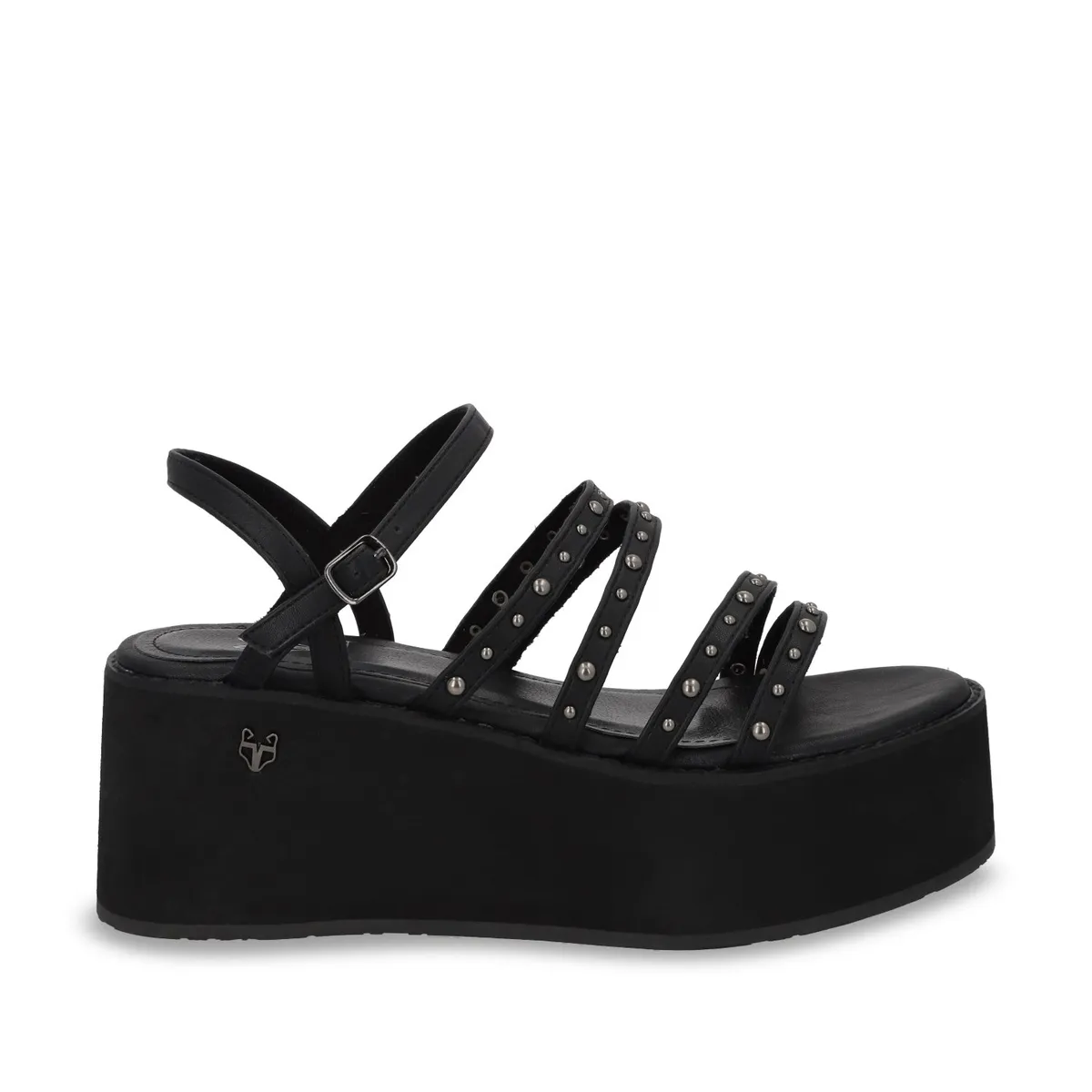 GOTTA - Sandalia Mujer Negra Plataforma 15629 Gotta