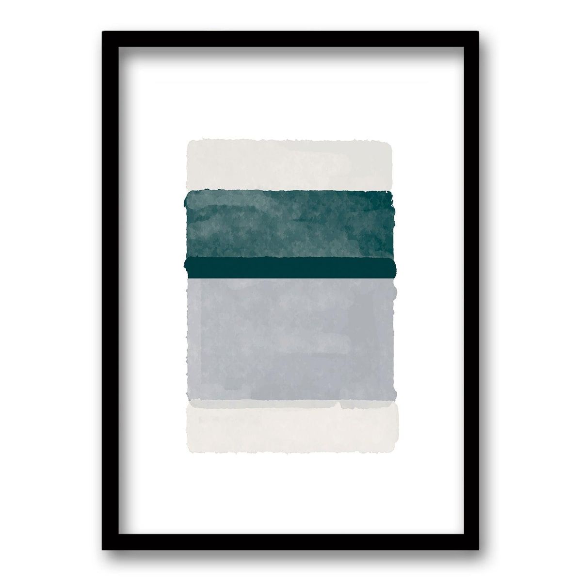 RETELA - Cuadro Arcoíris Suave III - Negro