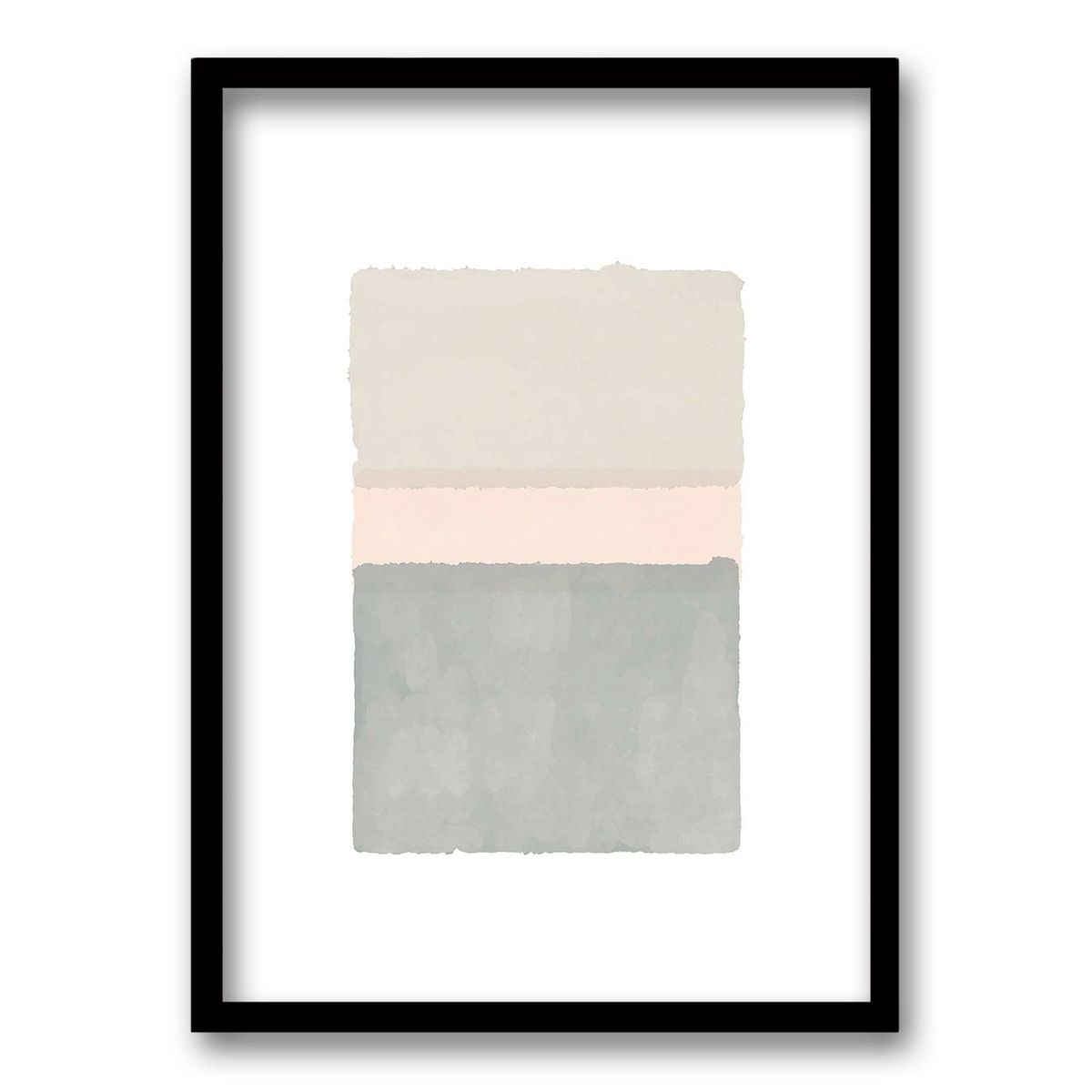 RETELA - Cuadro Arcoíris Suave IV - Negro